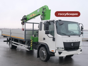 Бортовой автомобиль КАМАЗ Компас-12 с КМУ FG 516 (платформа 6,2 м)