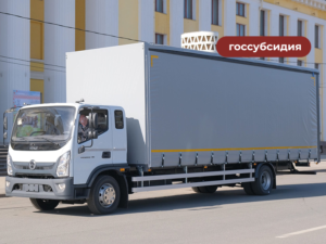 Тентованный грузовик 55 м³ ГАЗ Валдай-12