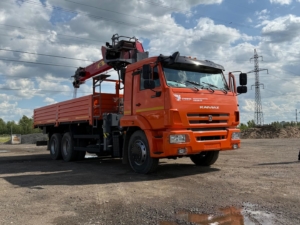 Бортовой автомобиль КАМАЗ 65115 с КМУ FG 716 HP